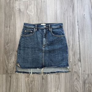 Aritzia Wilfred Free Denim Mini Skirt
